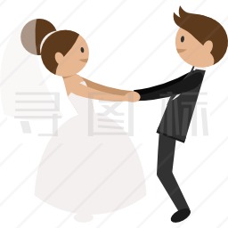 新婚夫妇图标