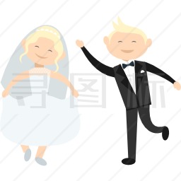 新婚夫妇图标