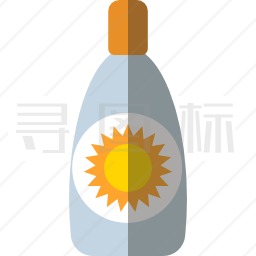 防晒霜图标