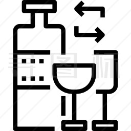 回收玻璃图标