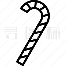 糖果手杖图标