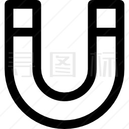 U形磁铁图标