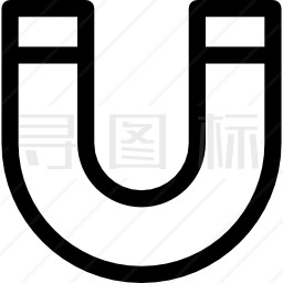 U形磁铁图标