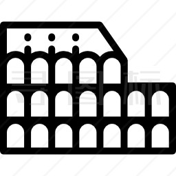 罗马斗兽场图标