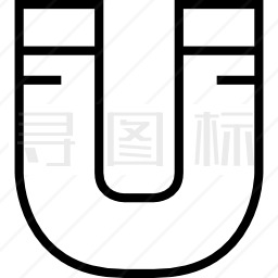 U形磁铁图标