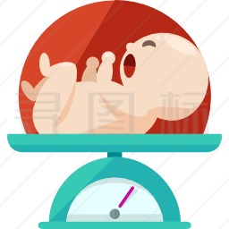 婴儿体重图标