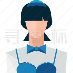 女服务员图标