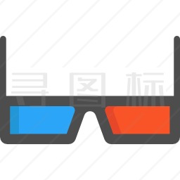 3D眼镜图标