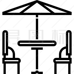 太阳伞图标