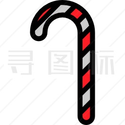 糖果手杖图标