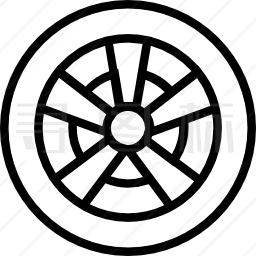 铝合金轮毂图标