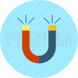 U形磁铁图标