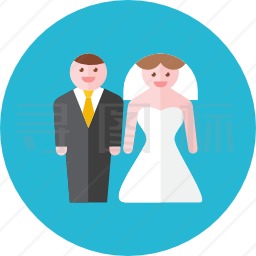 新婚夫妇图标