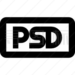 PSD图标