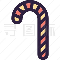 糖果手杖图标