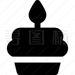 纸杯蛋糕图标