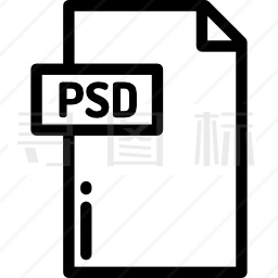 PSD图标