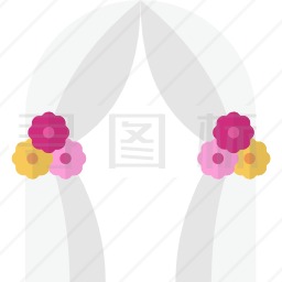 婚礼拱门图标