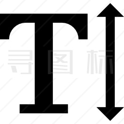 文字高度图标