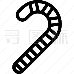 糖果手杖图标