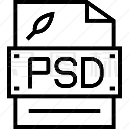 PSD图标