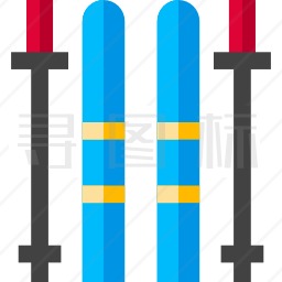 滑雪板图标