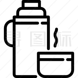 热水杯图标