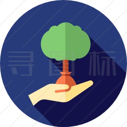 植树造林图标