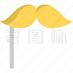 小胡子图标