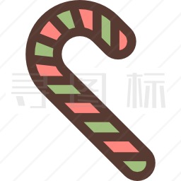 糖果手杖图标