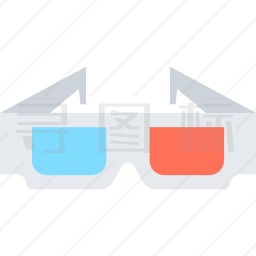 3D眼镜图标