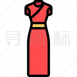 中国服装图标
