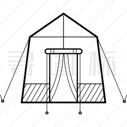 帐篷图标