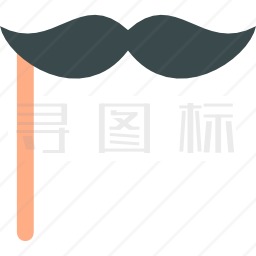 小胡子图标