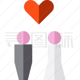 新婚夫妇图标