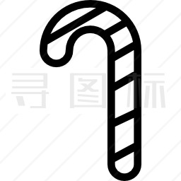 糖果手杖图标