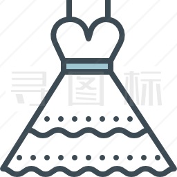 新娘礼服图标