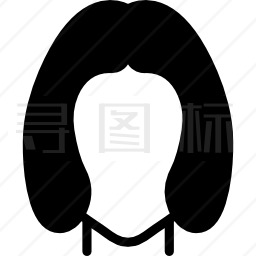 女人头发图标