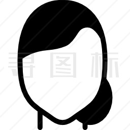 女人头发图标