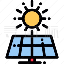 太阳能电池板图标