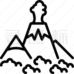 火山图标