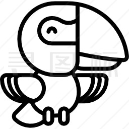 金刚鹦鹉图标