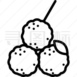 广东牛肉丸的简笔画图片