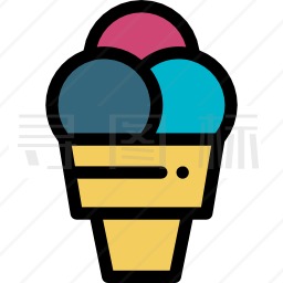 冰淇淋短号图标