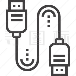 USB电缆图标