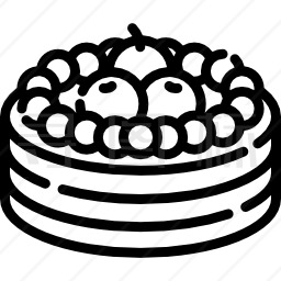 水果蛋糕图标