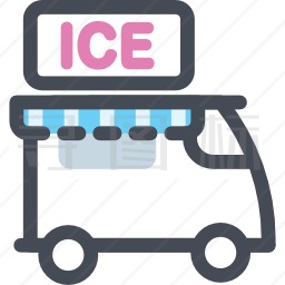 冰淇淋车图标