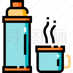 热水杯水杯水杯水杯水杯水杯水杯图标