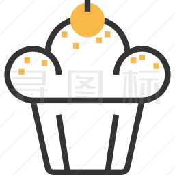 纸杯蛋糕图标