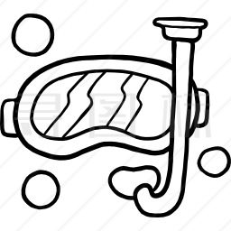 潜水面罩图标